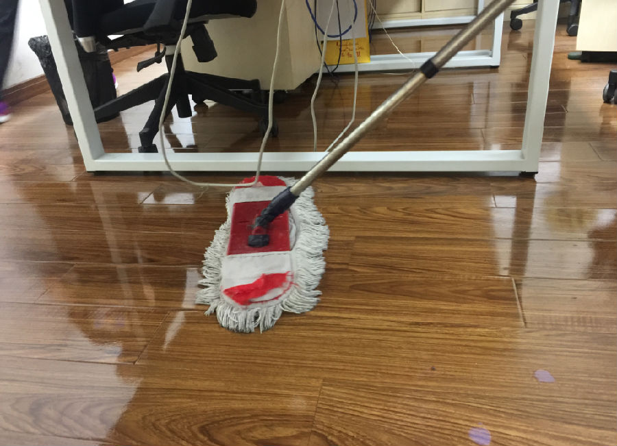 会东县木地板保洁案例