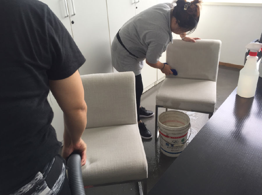 会东县沙发清洗案例